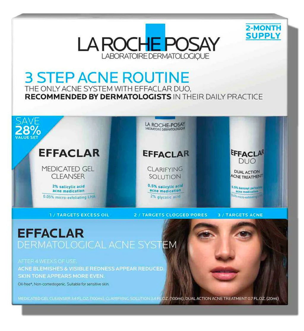 La Roche-Posay 3 Step Routine Effaclar Kit