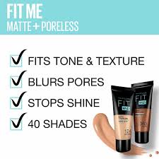 Maybelline New York Fit Me Matte & Poreless Liquid Foundation 18Ml Mini Tube - 220 Natural Beige - For Normal To Oily Skin