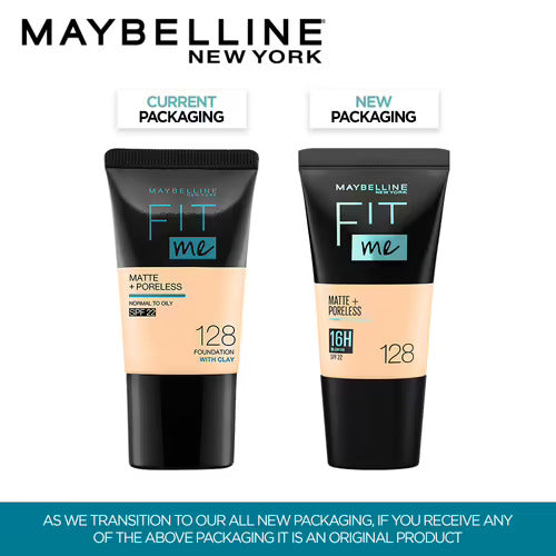 Maybelline New York Fit Me Matte & Poreless Liquid Foundation 18Ml Mini Tube - 220 Natural Beige - For Normal To Oily Skin