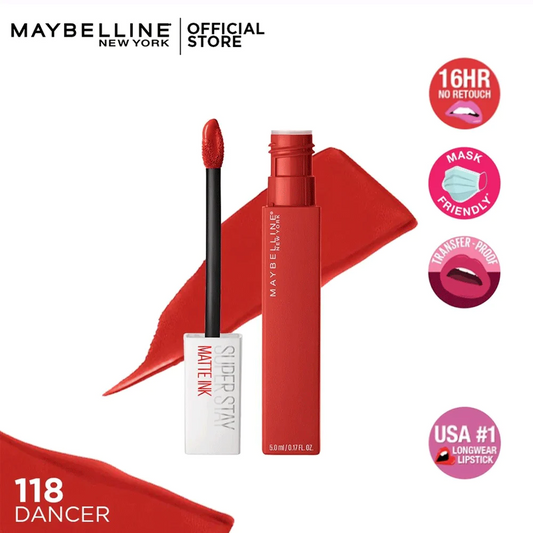 Maybelline Super Stay Matte Ink Liquid Lipstick - 118