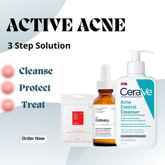 Active Acne 3 Step Solution Bundle