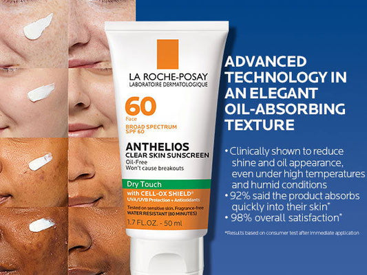 La Roche-Posay Anthelios Clear Skin Oil Free Sunscreen SPF60