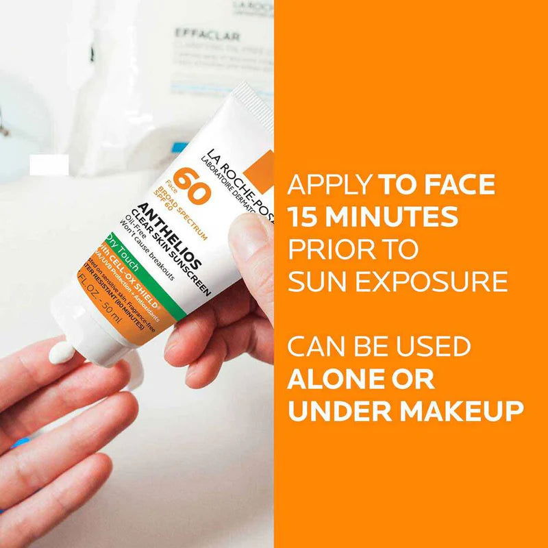La Roche-Posay Anthelios Clear Skin Oil Free Sunscreen SPF60