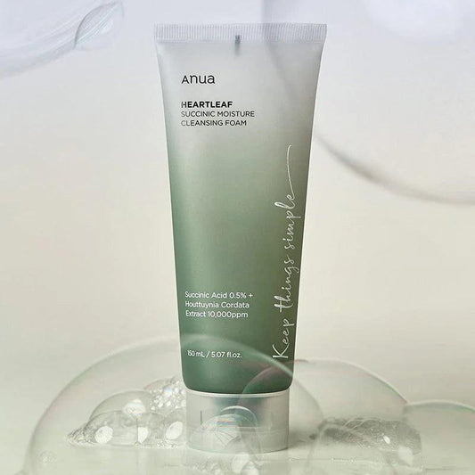 Anua - Heartleaf Succinic Moisture Cleansing Foam - 150ml