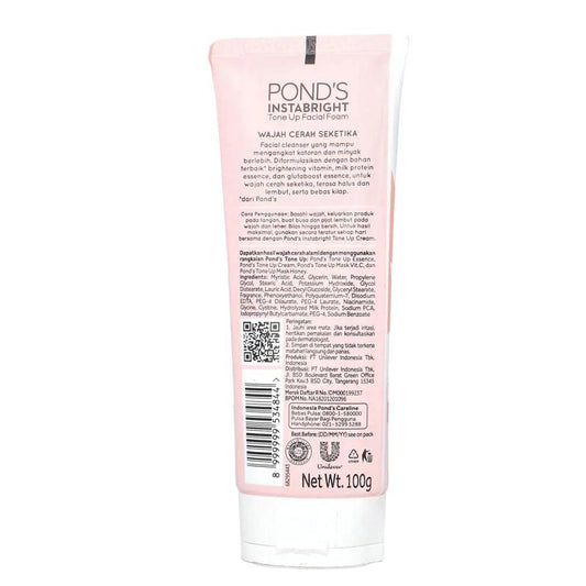 PONDS - WHITE BEAUTY FACIAL FOAM INSTABRIGHT TONE UP - 100 GM