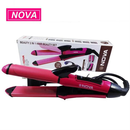 Tooluxe - 2 In 1 Hair Curler And Hair Straightener